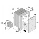 Lodówka kompresorowa C42LX 42 l stal nierdzewna - Vitrifrigo