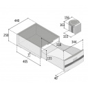 Lodówka szufladowa D30A 30 l stal nierdzewna - Vitrifrigo