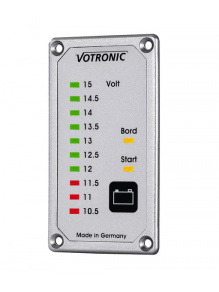 Tester akumulatora Duo Battery Tester S LED srebrny - Votronic