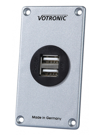 Panel ładowania USB serii S podwójny 5 V 2,5 A - Votronic