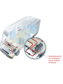 Przewód paliwowy elastyczny 1320134A zestaw naprawczy - Webasto