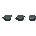 Zestaw garnków kempingowych z pokrywkami Click&Cook Ø24 cm - Ballarini