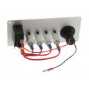 Kompaktpanel 714 USB-A / USB-C 5 A srebrny - Votronic