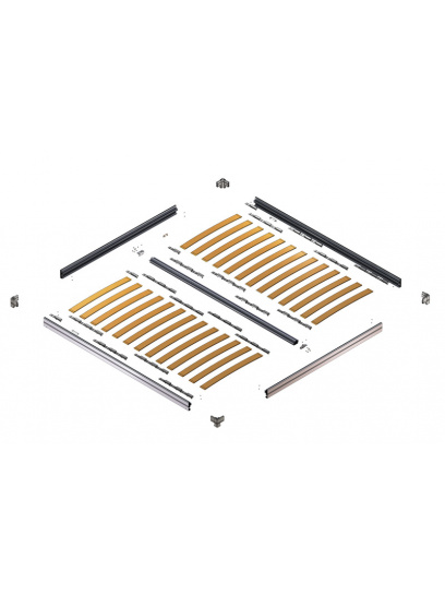 Rama łóżka ze stelażem Project 2000 - Lippert