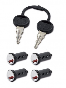 Cylinderki 4 szt. + kluczyki 2 szt. - Zadi