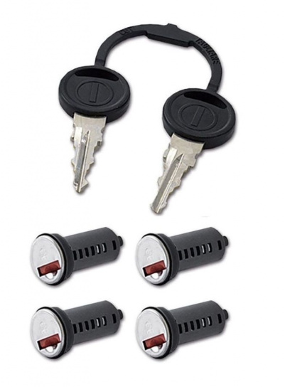 Cylinderki 4 szt. + kluczyki 2 szt. - Zadi