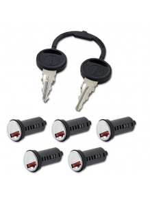 Cylinderki 5 szt. + kluczyki 2 szt. - Zadi