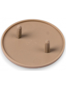 Zaślepka do łącznika meblowego brązowo/beżowa - Zadi