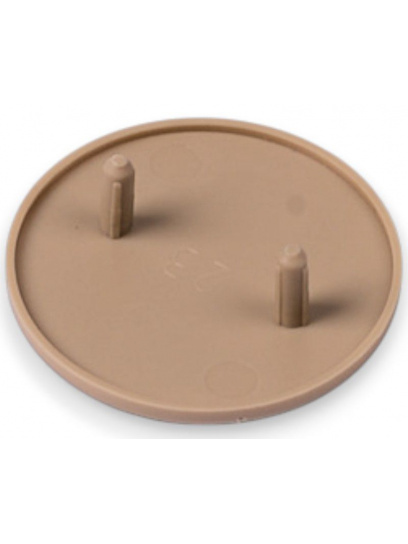 Zaślepka do łącznika meblowego brązowo/beżowa - Zadi