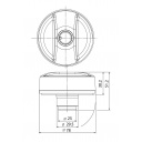 Nakrętka korek wlewu wody lub paliwa z otworem wentylacyjnym bez cylinderka biała - Zadi