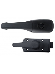 Zamek do drzwi kampera Roulotte bez cylinderka prawy czarny - Zadi