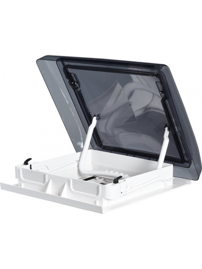 Okno dachowe SkyMaxx 400x400 z LED (kłosz przyciemniany) - MaxxAir