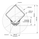 Antena satelitarna płaska Caro Vision bez receivera – Ten Haaft