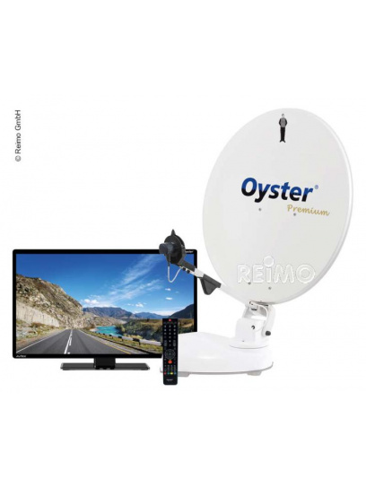 Antena satelitarna Oyster 85 Premium Twin SKEW z TV 24" - Ten Haaft