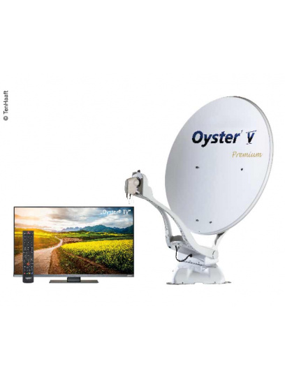 Antena satelitarna Oyster V 85 Premium Single SKEW z TV 32" - Ten Haaft