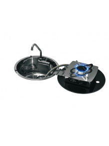 Składany zestaw kuchenka-zlew Ø30 cm - Can