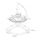 Kuchenka gazowa 3-palnikowa narożna ze szklaną pokrywą FC1343-S - Can