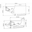 Elektryczny stopień 12 V 55 cm (stopień 523 mm, nośność 200 kg) - Lippert