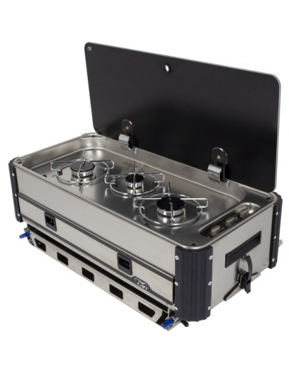 Wysuwana kuchenka gazowa 3-palnikowa - Can