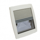 Okno dachowe 40x40 z szybą opalową, roletą i moskitierą - MPK