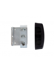 Zamek zatrzaskowy z osłoną do kampera h41 mm prawy czarny - Zadi