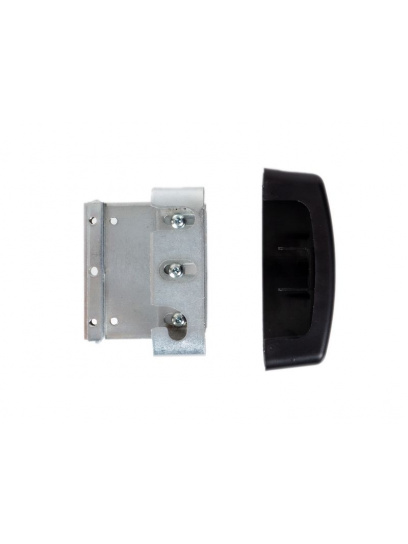 Zamek zatrzaskowy z osłoną do kampera h41 mm prawy czarny - Zadi