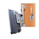 Uchwyt TV/TFT obrotowo-uchylny prawy 10 kg, rura 1000 mm, LED – Project2000