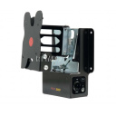 Wyjmowany uchwyt ścienny TV z gniazdem 12V i anteną, czarny – Project2000