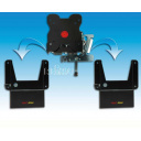 Wyjmowany uchwyt ścienny TV z gniazdem 12V i anteną, czarny – Project2000