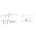 Zestaw zaczepów i zapinaczy burtowych przyczepy max 600/400 kg - Steelpress