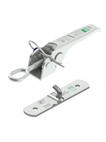 Zaczep burtowy przyczepy ZB-03 + zapinacz z uchem Z-03 - Steelpress