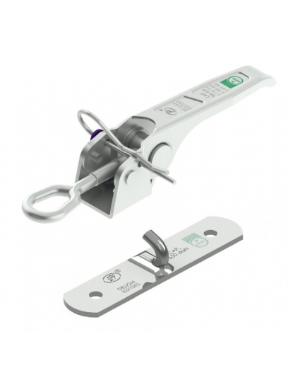 Zaczep burtowy przyczepy ZB-03 + zapinacz z uchem Z-03 - Steelpress