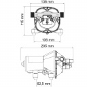 Pompa ciśnieniowa do wody czterokomorowa Aqua 8F 12 V 10 l - Fiamma
