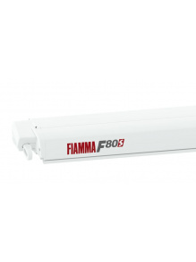 Markiza dachowa w kasecie F80s 320 Polar White Royal Blue - Fiamma