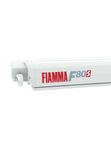 Markiza dachowa w kasecie F80s 400 Polar White Royal Grey - Fiamma