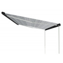 Markiza dachowa w kasecie F80s 425 Deep Black Royal Grey - Fiamma