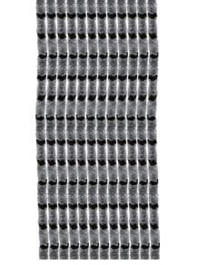 Kotki zasłona do drzwi przyczepy kampera 56x185 cm szaro/czarne - Arisol