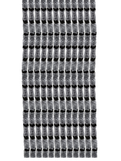 Kotki zasłona do drzwi przyczepy kampera 56x185 cm szaro/czarne - Arisol