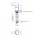 Bateria jednouchwytowa do prysznica podblatowa Capri chrom - Comet