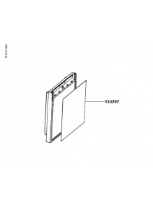 Talerz dekoracyjny srebrny - Dometic