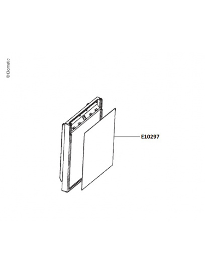 Talerz dekoracyjny srebrny - Dometic