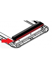 Osłona ramy wewnętrznej okna dachowego Heki 3/4 - Dometic