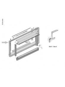 Rama wewnętrzna okienna S5 600x600 - Dometic