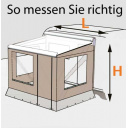 Namiot do markizy CampRoom 500 5,5 m - Dometic