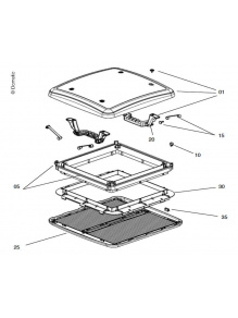 Rama wewnętrzna Mini-Heki z roletami - Dometic