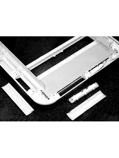 Skrzydło świetlika Heki 2 bez osprzętu przydymione - Dometic