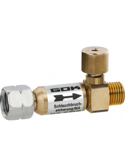 Zabezpieczenie pęknięcia węża 1,5 kg/h 50 mbar - Gok