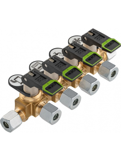 Rozdzielacz gazu 4 wyjścia - Gok