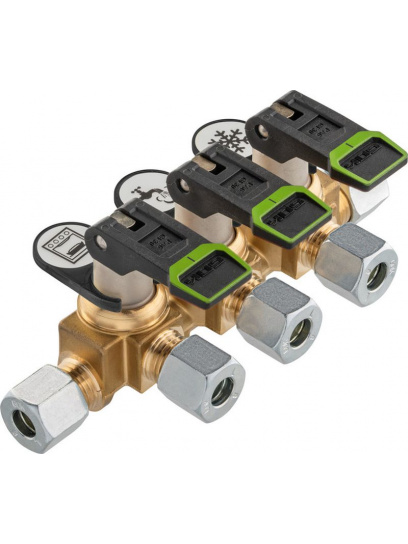 Rozdzielacz gazu 3 wyjścia - Gok