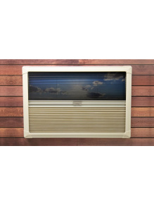 Roleta okienna plisowana z moskitierą REMIbase+ 800x530 mm - Remis